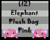 (IZ) Elephant Plush Pink