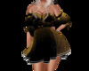 golden n black dress
