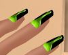 halloween slime on nails