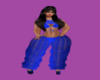 Blue Crochet Baggy Fit