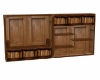 Wood shelf space/seat