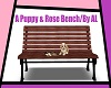 AL/A Puppy&Rose&Bench