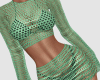 CA Green  Crochet Set
