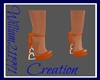 Orange Vday Heart Heels