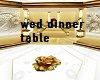 weddimg dinner table