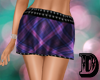 D  Plaid Mini Skirt
