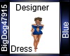 [BD] Blue Designer Dress