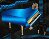 Piano blue&gold