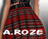 Plaid Red Sexy Skirt, RL