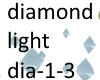 real diamond light