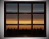 Country Sunset Window
