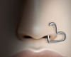 Heartshaped nose ring
