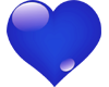 Shiny Blue Heart