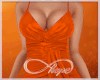 RL Silk Dress Orange