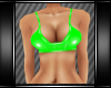 Lime PVC Bikini Top
