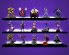 15 Marvel Figures -Shelf