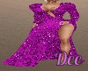 Rhinestone Purple Gown