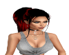 Haare Rot Schwarz