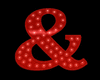 Red Ampersand Sign