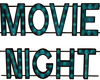 Movie Night Sign