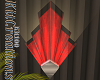 Red Glass Wall Lamp