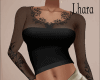 LH Lace black corset