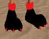 Red Monster Slippers