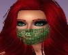 Emerald Green Face Veil