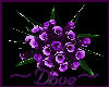 Purple Roses Wed Bouquet