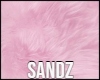 S. Pink Fur Rug