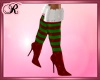 Christmas Boots ~GrnStrp