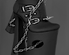 Black Chain Boots