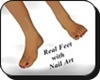 [AM]RealFeet + nail ART
