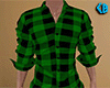 Green PJ Shirt Plaid (M)