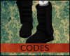 C | Black Knitted Uggs