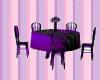 Purple Wedding table