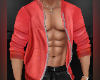 Open Vest Strawberry Red