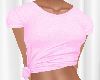 Pink Knotted T Shirt