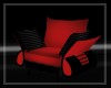 Red & Black Club Chair