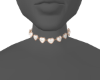 Choker Heart White