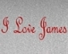 (smm) I Love James Sign