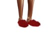 Berry Red Slippers