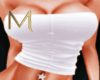 WHITE TUBE TOP