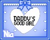 ☾. Daddys Good Girl