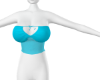 𝓚| Tie top cyan F