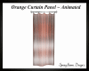 Orange Curtain Panel Ani