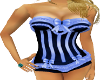 AC*Dark blue Corset