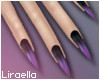 Purple Black Nails