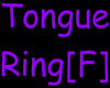 Tongue Ring [Blk/Purple]