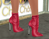 RED SHORT BOOTS